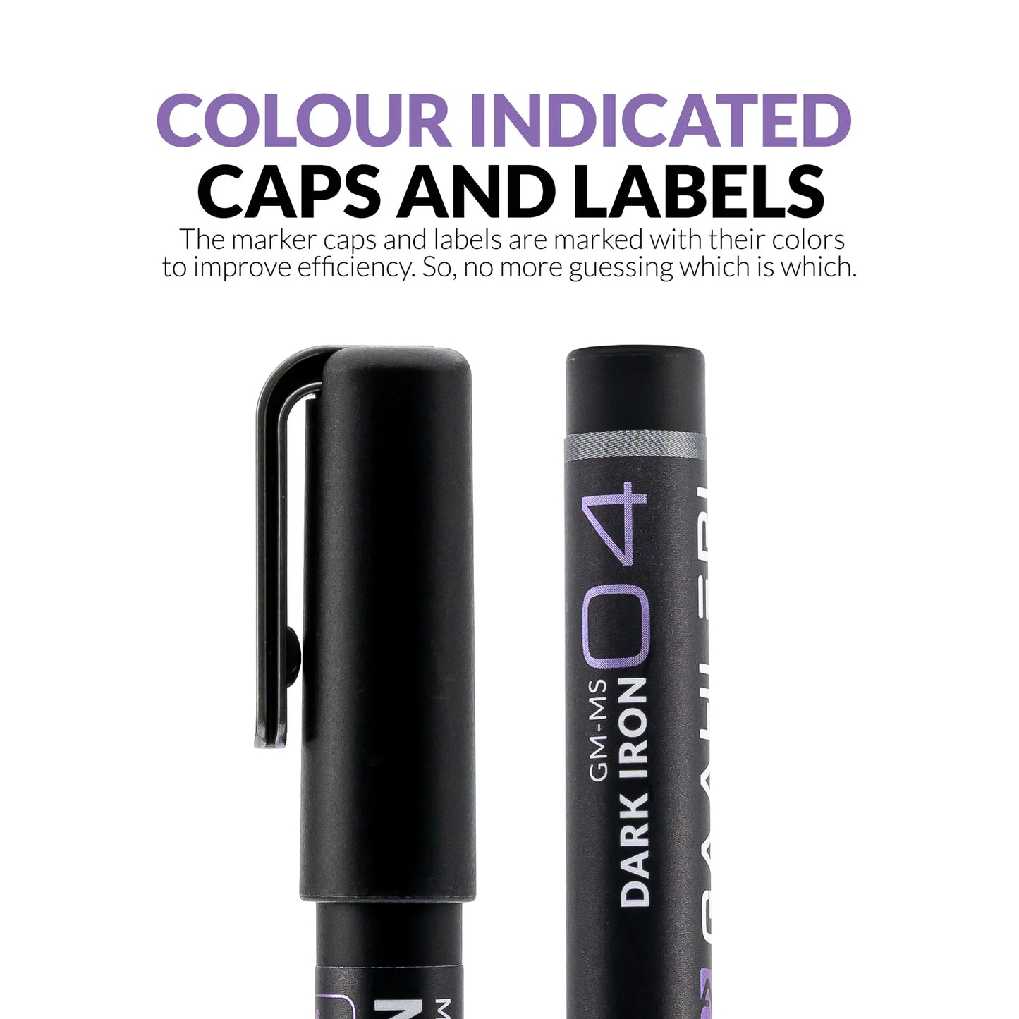Metallic Series Markers: Gun Metal