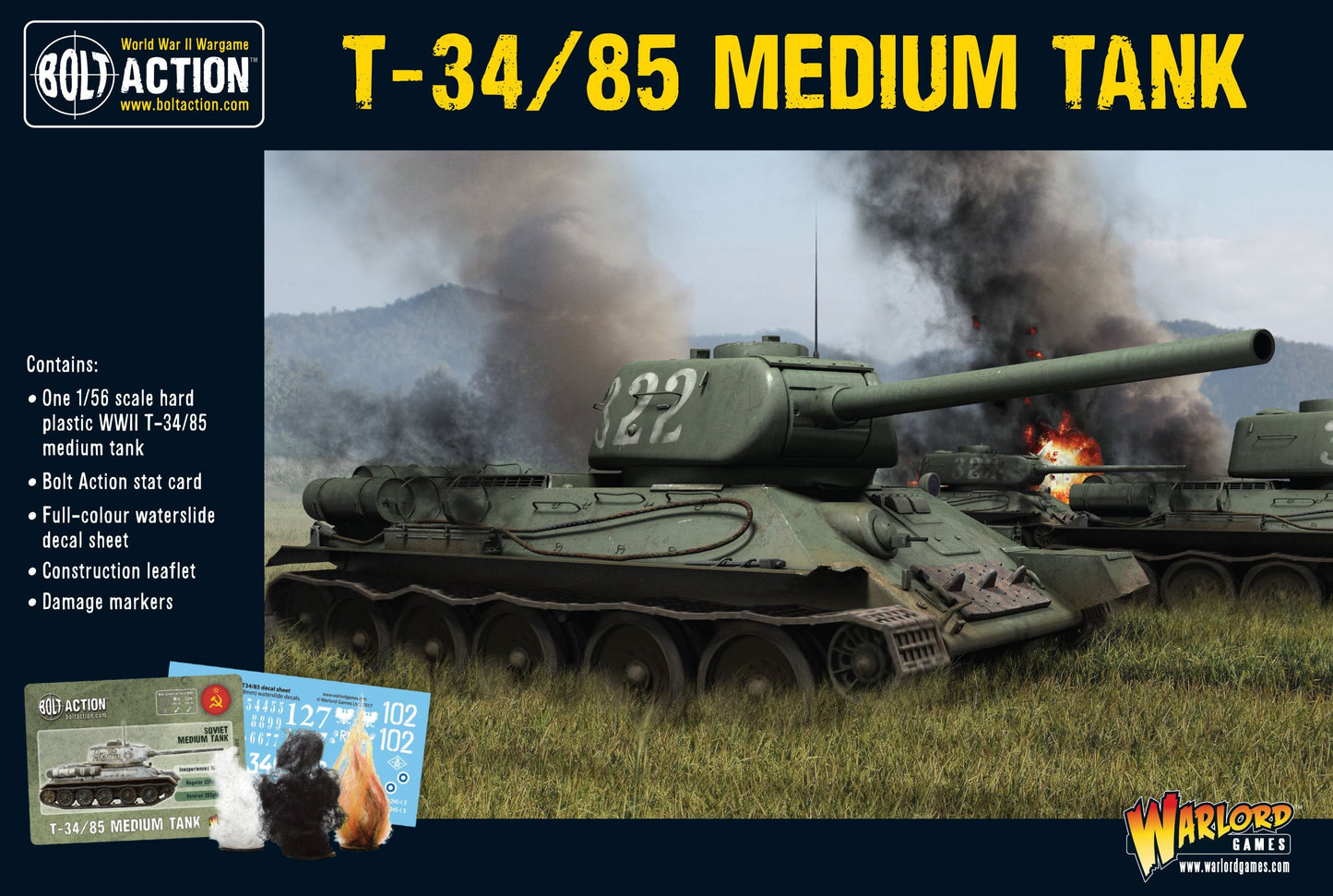 T-34/85 Medium Tank (plastic)