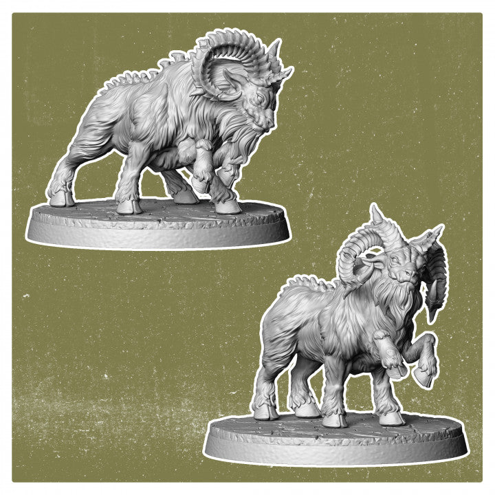 Wild Wasteland Rams (Set of 2)