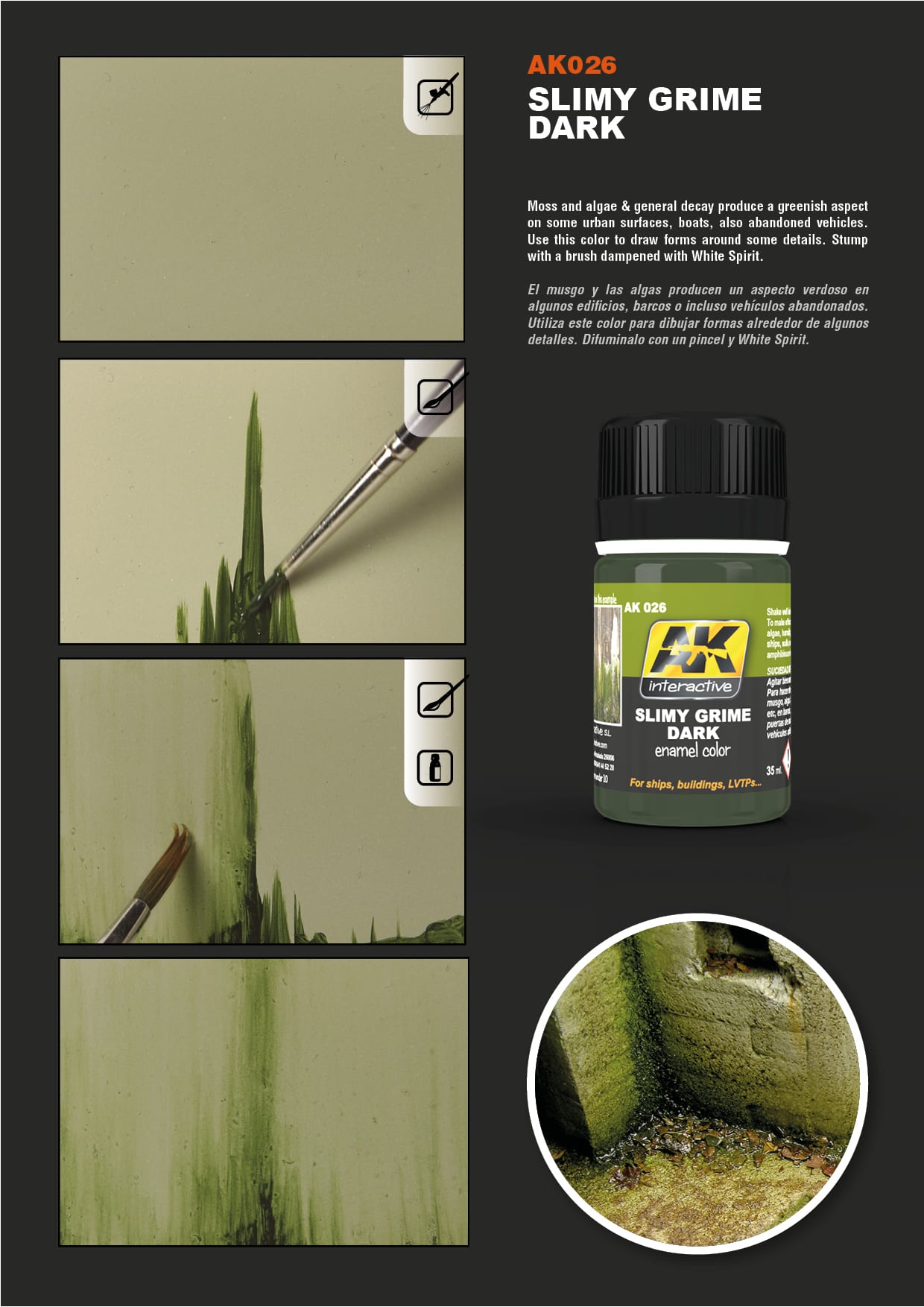 AK Interactive: Slimy Grime Light