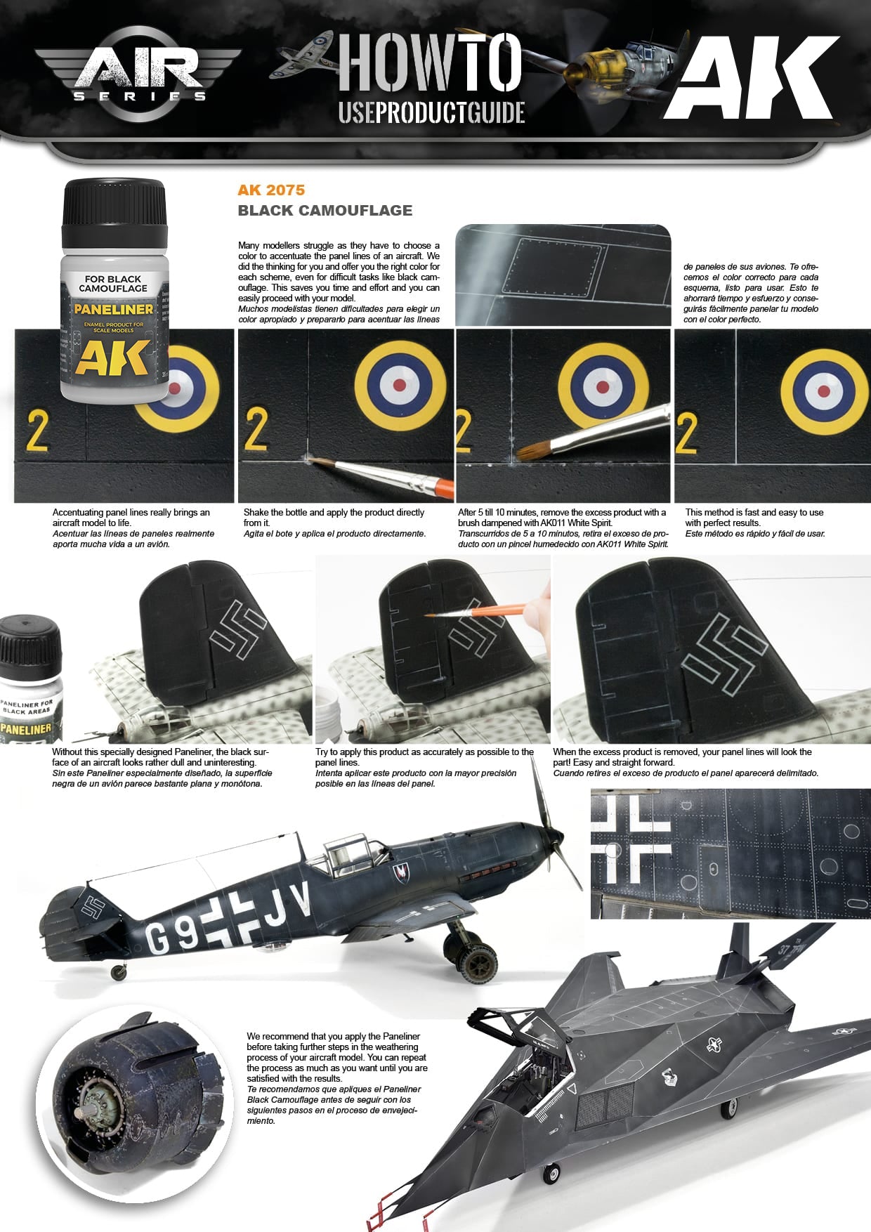AK Paneliner for Black