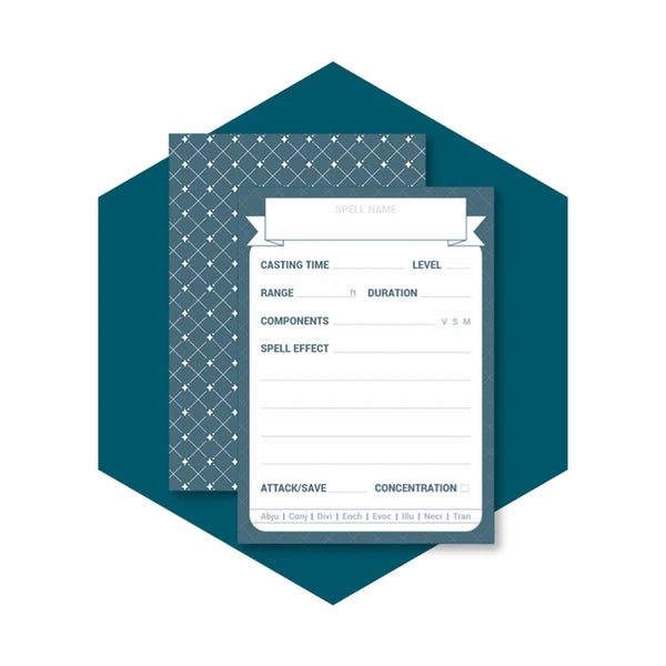 Custom Fillable Spell Cards