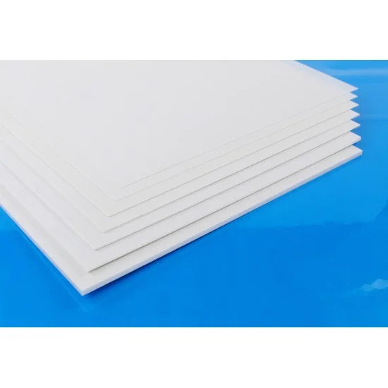 Plastruct White Styrene 30cmx17.5cm