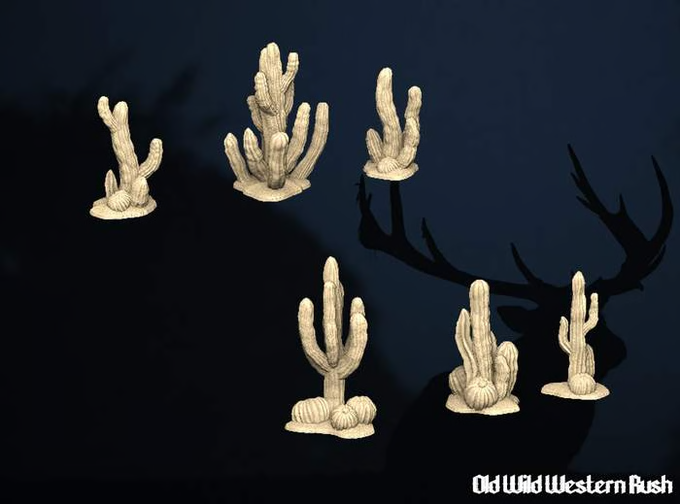 Old West Cactus (Set of 6)