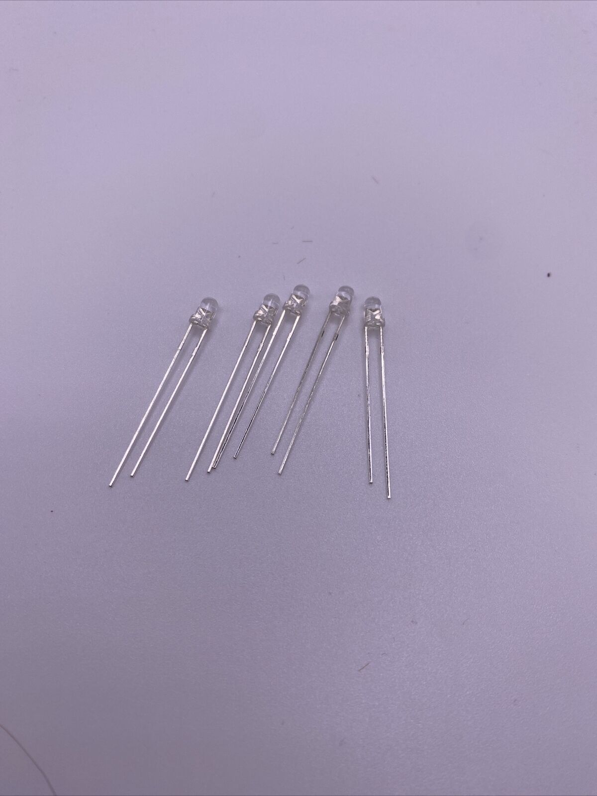MAWSON MODELS: LED 3mm Water Clear 3v (5 pack)