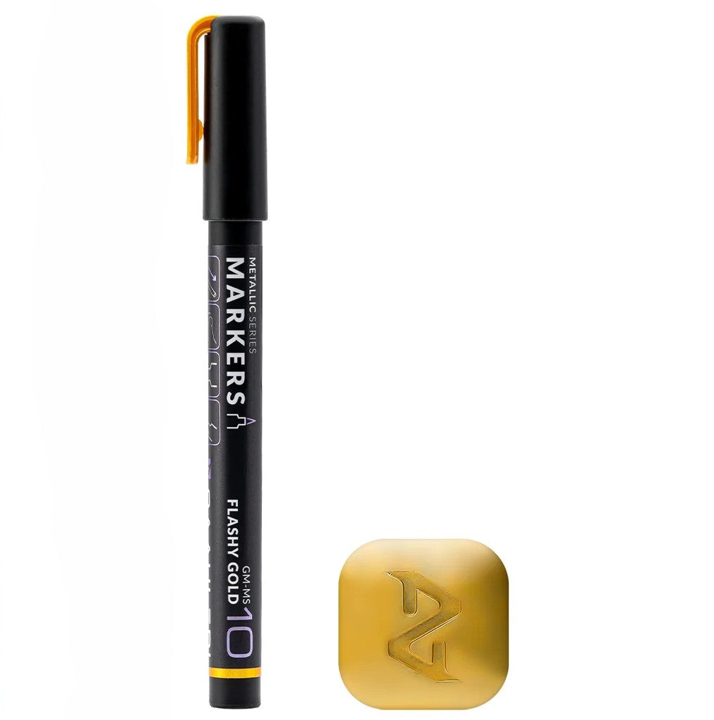 Metallic Series Markers: Flashy Gold