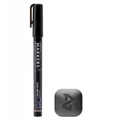 Metallic Series Markers: Gun Metal