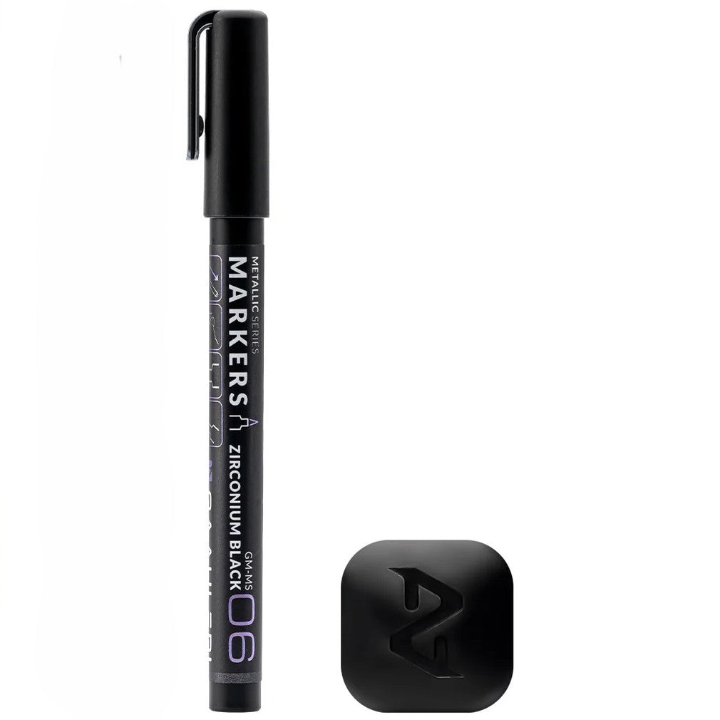 Metallic Series Markers: Zirconium Black