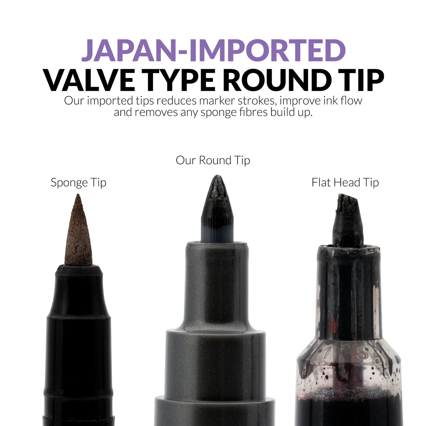 Metallic Series Markers: Gun Metal
