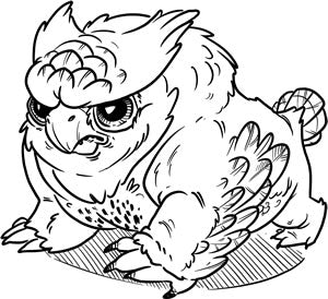 Owlbear Art Print