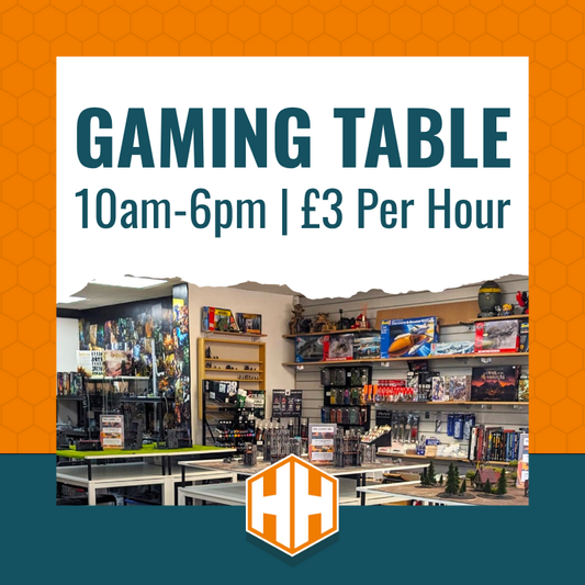 Gaming Table (10am-6pm)