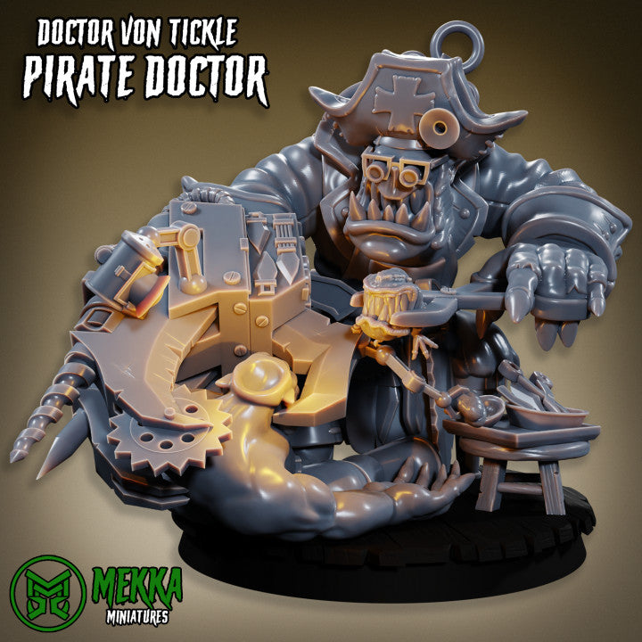 Doctor Von Tickle - Pirate Orc Doctor