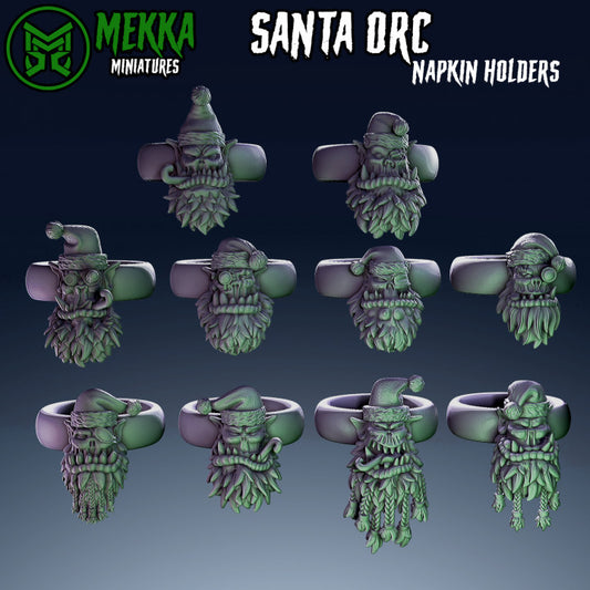 Santa Orc - Napkin Holders