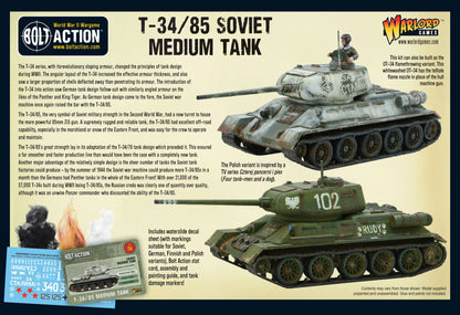 Soviet Union: T34/85 Medium Tank