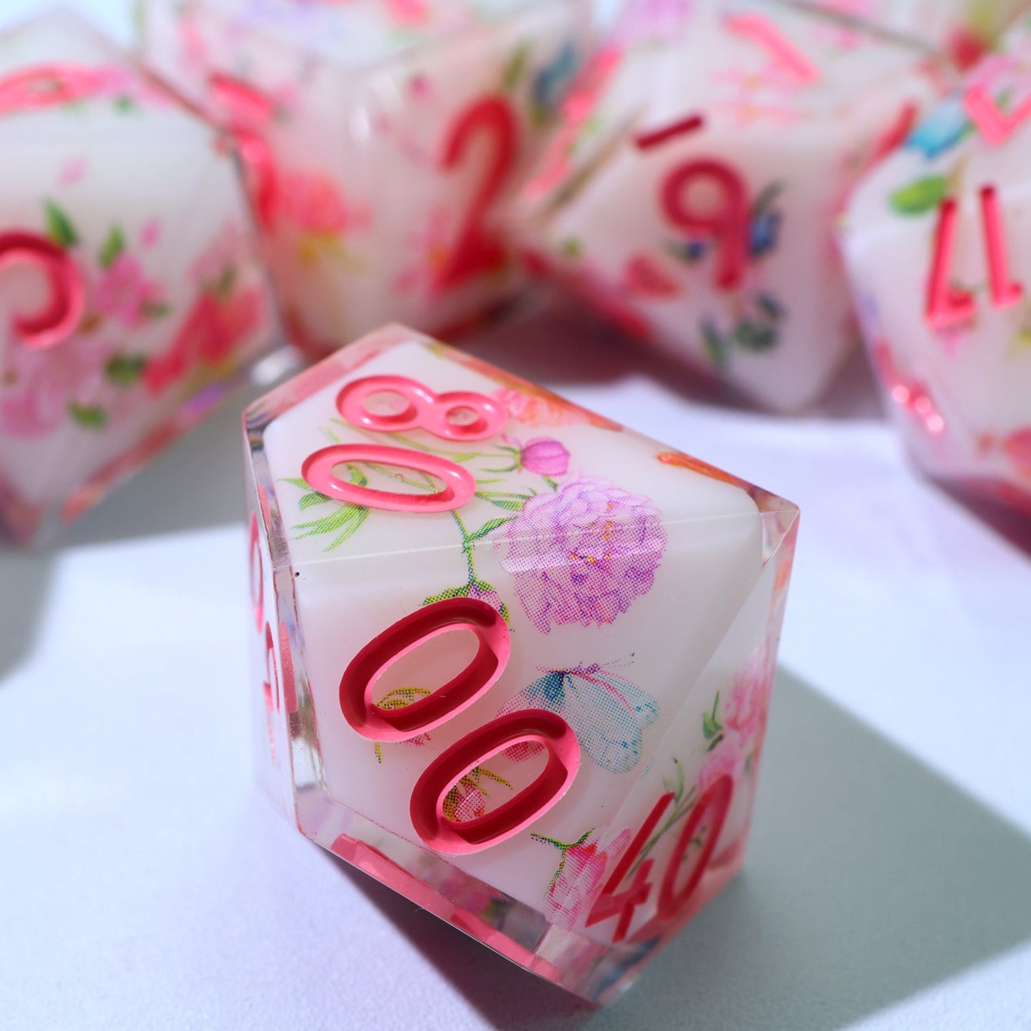 Fey Garden | Art Core Dice | 7 Piece Set