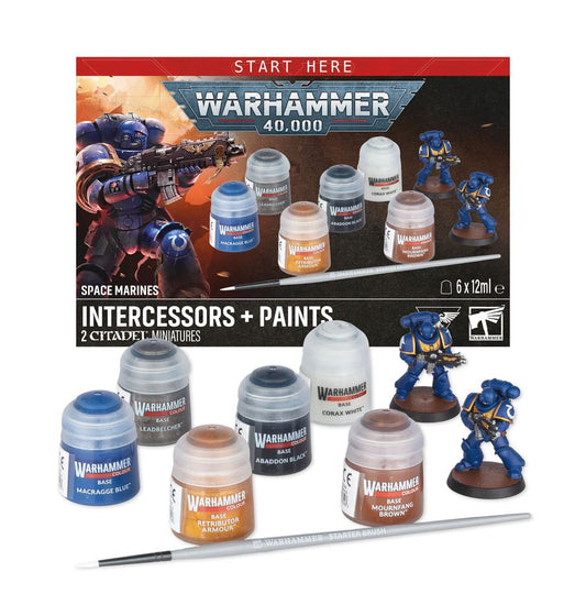 Space Marines: Intercessors and Paints Set