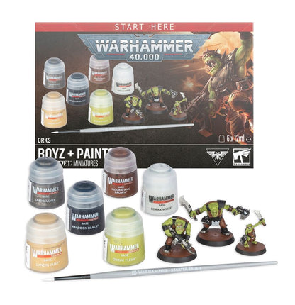 Orks: Ork Boyz and Paints Set