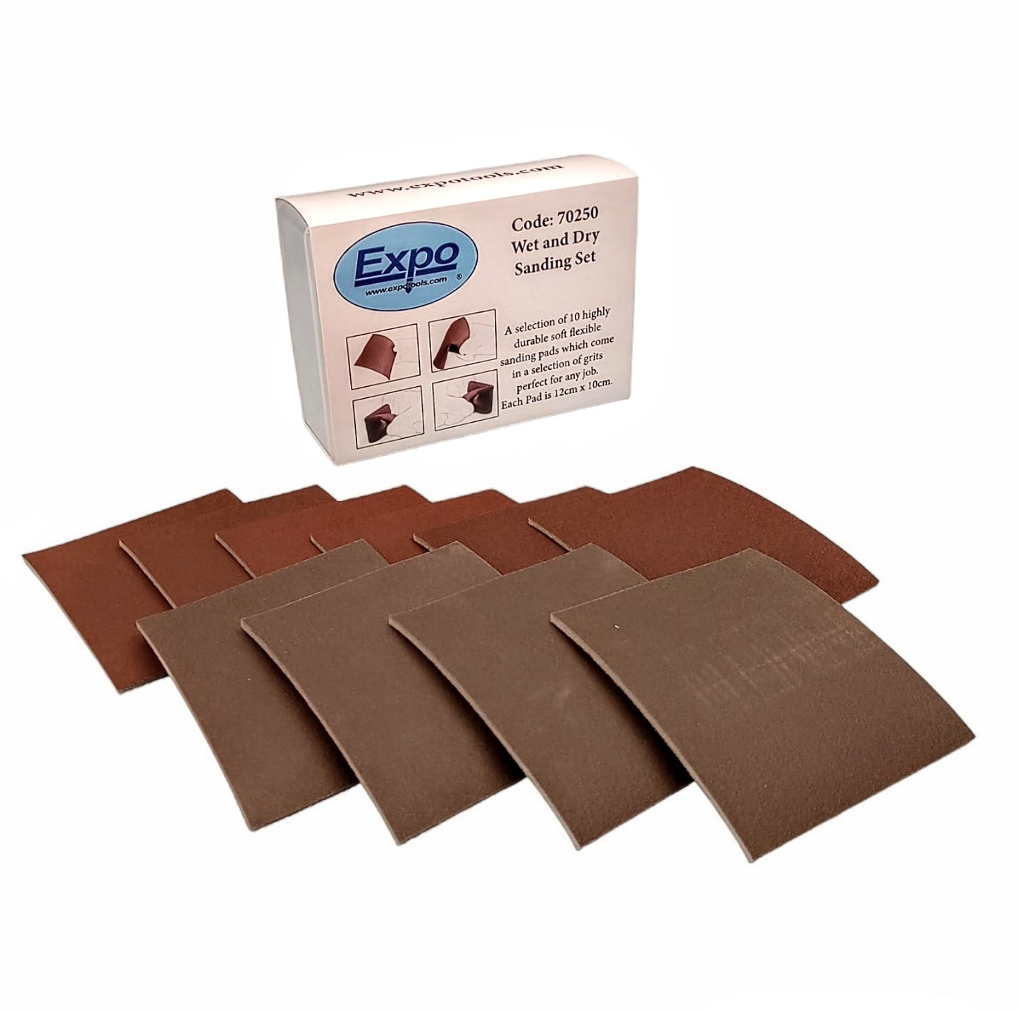 Expo 70250 Flexible Sanding Sheet Set