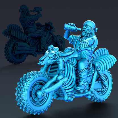Wasteland Wheels Bonecracker Bike with Rider