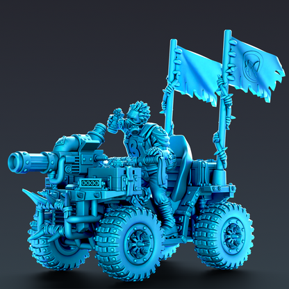 Wasteland Wheels ATV Boombadier with Rider
