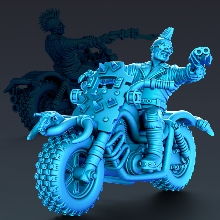 Wasteland Bike with Biker