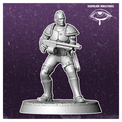 Leather Armoured Wastelanders (Set of 3)