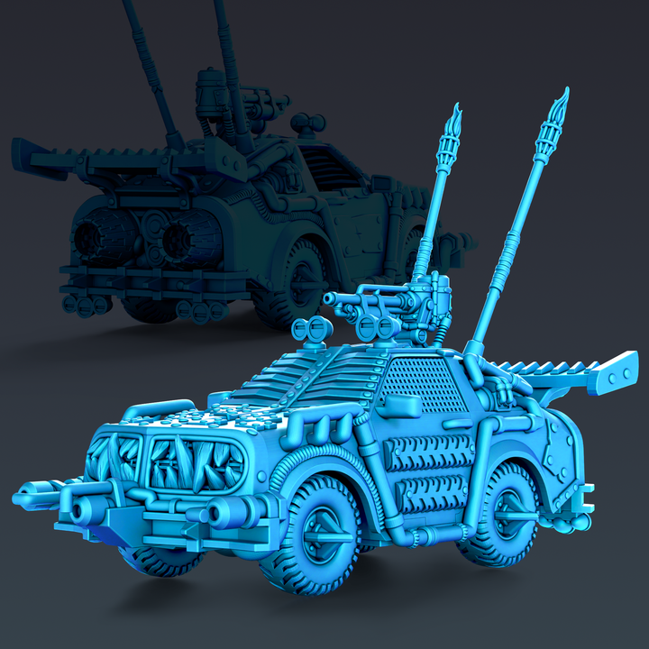 Wasteland Wheels Flaming Speedster