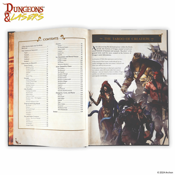 The World of Deuslair: Bestiary