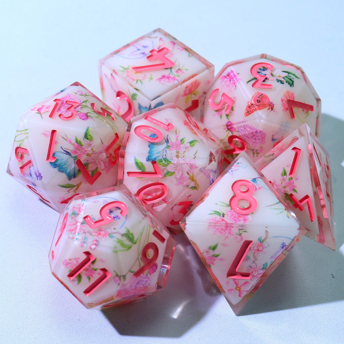 Fey Garden | Art Core Dice | 7 Piece Set
