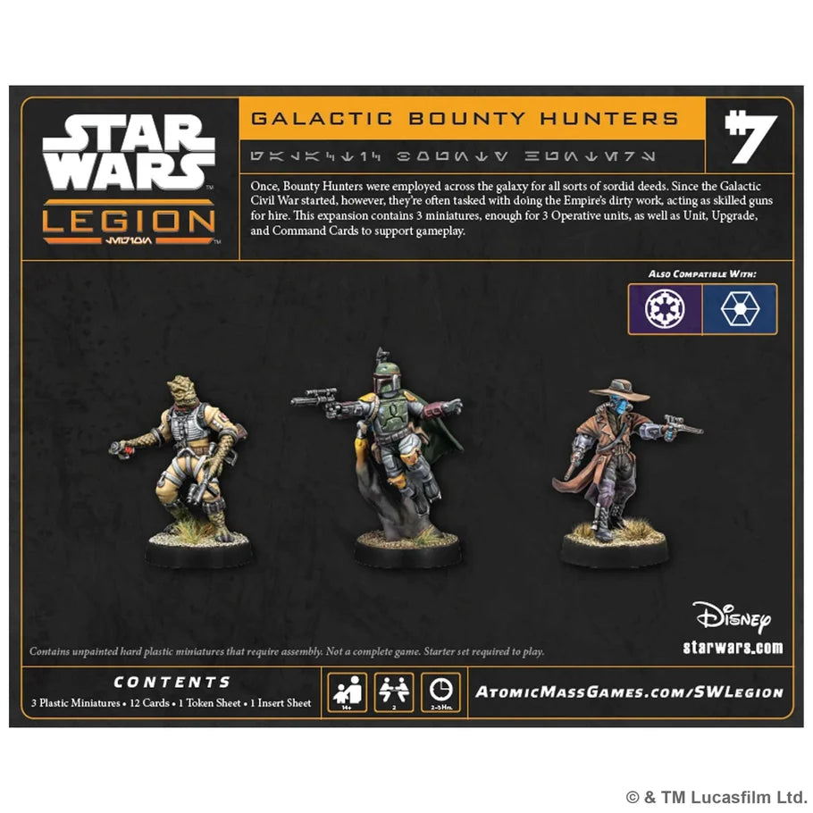Star Wars Legion Galactic Bounty Hunters