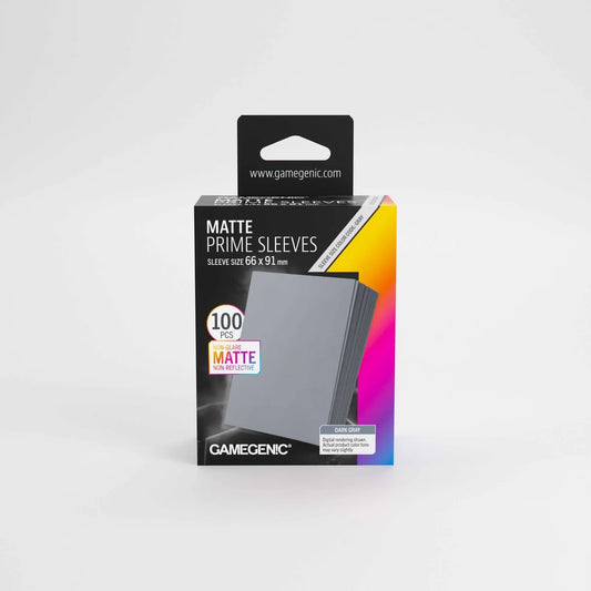Matte Prime Sleeves - Dark Gray