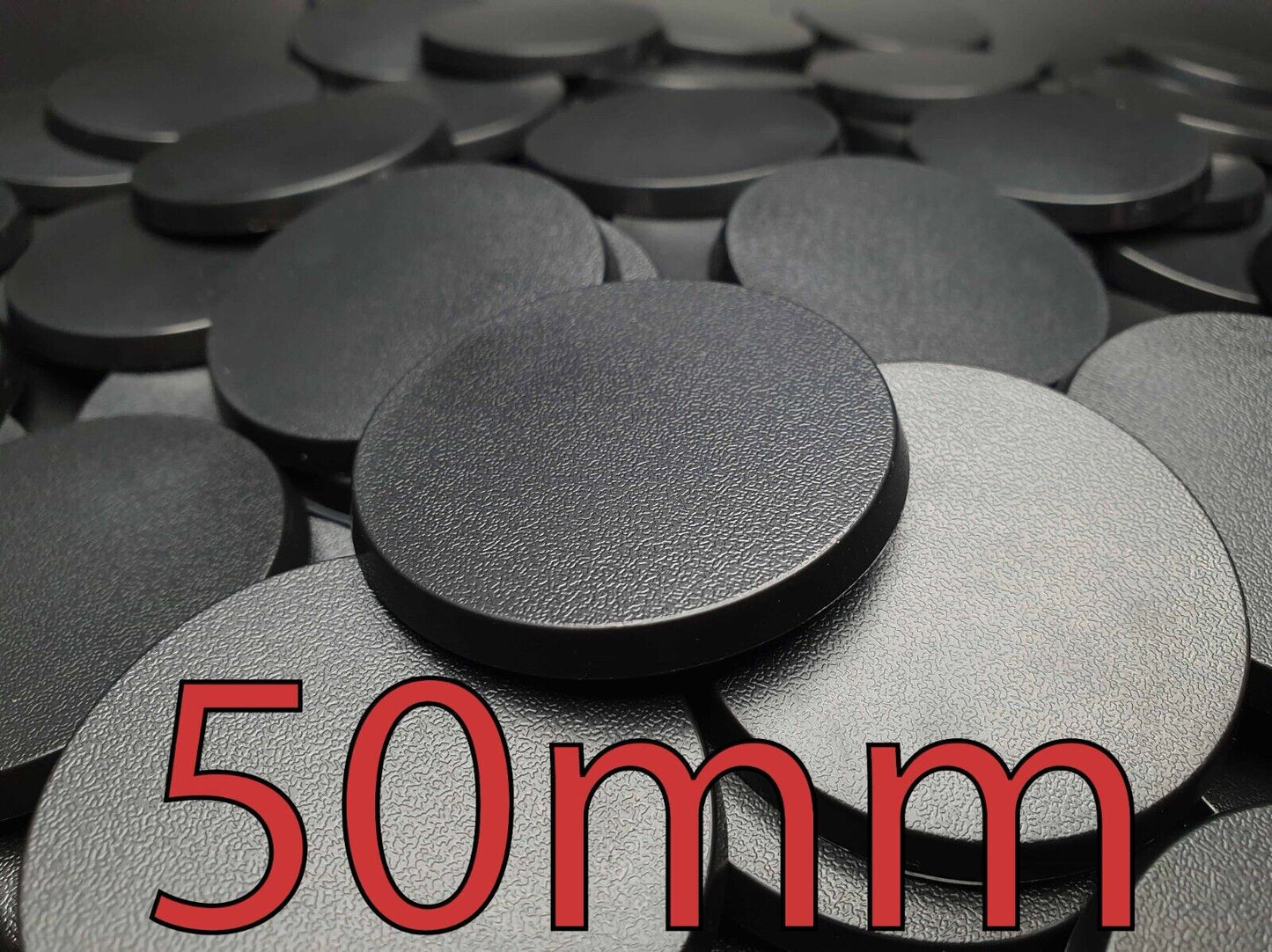 50mm Round Plastic Base (Multibuy Discounts)