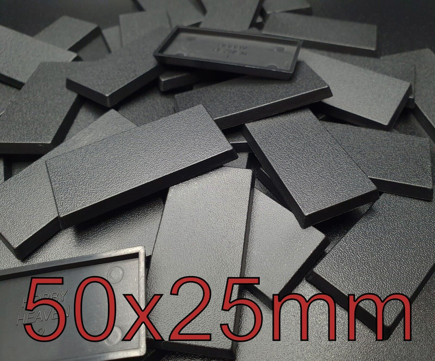 50mmx25mm Square Plastic Base (Multibuy Discounts)