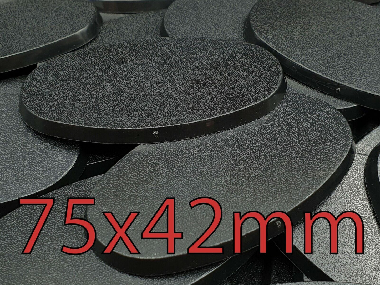 75mmx42mm Round Plastic Base (Multibuy Discounts)