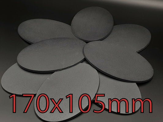 170mmx105mm Round Plastic Base (Multibuy Discounts)