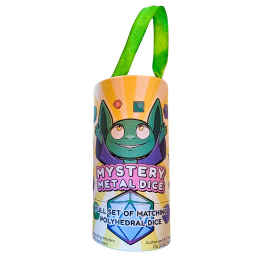 Mystery Metal Dice: Full Set of Matching Polyhedral Dice