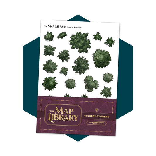 The Map Library Scenery Stickers