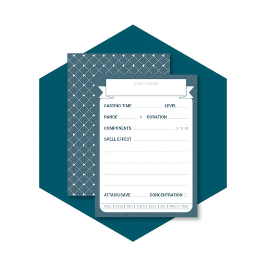 Custom Fillable Spell Cards