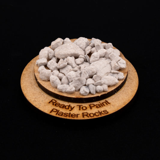 Ready to Paint Plaster Rocks (200ml)