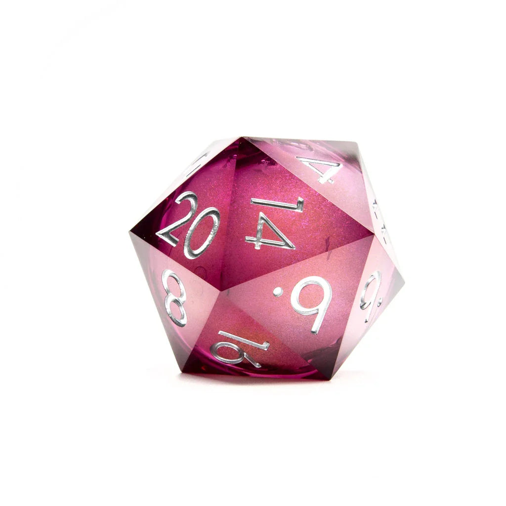 Moonbeam | 50mm D20 | Oversized Liquid Core