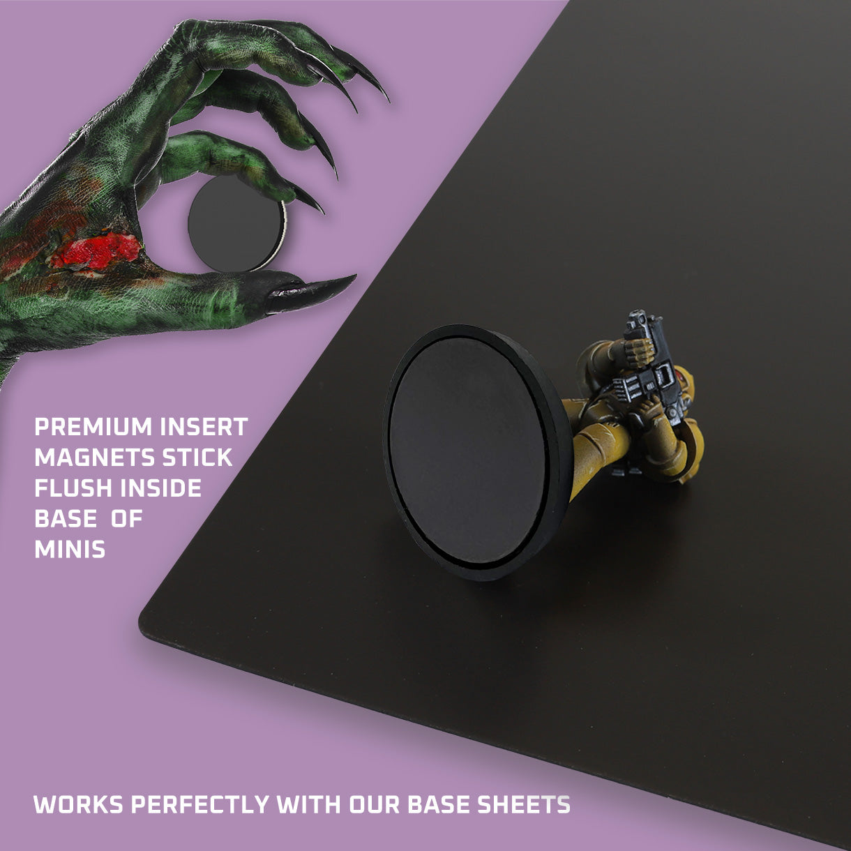 Hi-Grip® Inner Base Magnets to fit inside 60mm bases