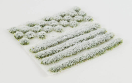 Iced Winter 4mm Static Grass Tuft/Strip Mix