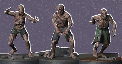 Necropolis Zombies (Set of 3)
