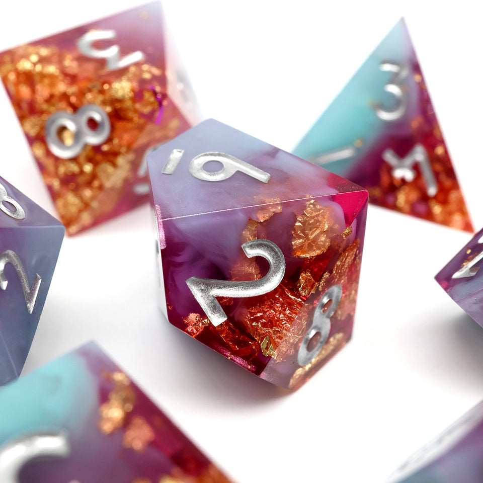 Arcane Fusion | Sharp Edge Dice | 7 Piece Set