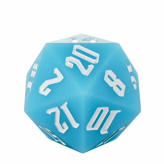 Jester's Bounce | 55mm Luminous D20 Silicone | Blue