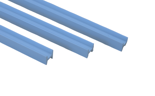 Plastruct: 90546 Styrene H Column 6.4 x 380mm Pack of 5