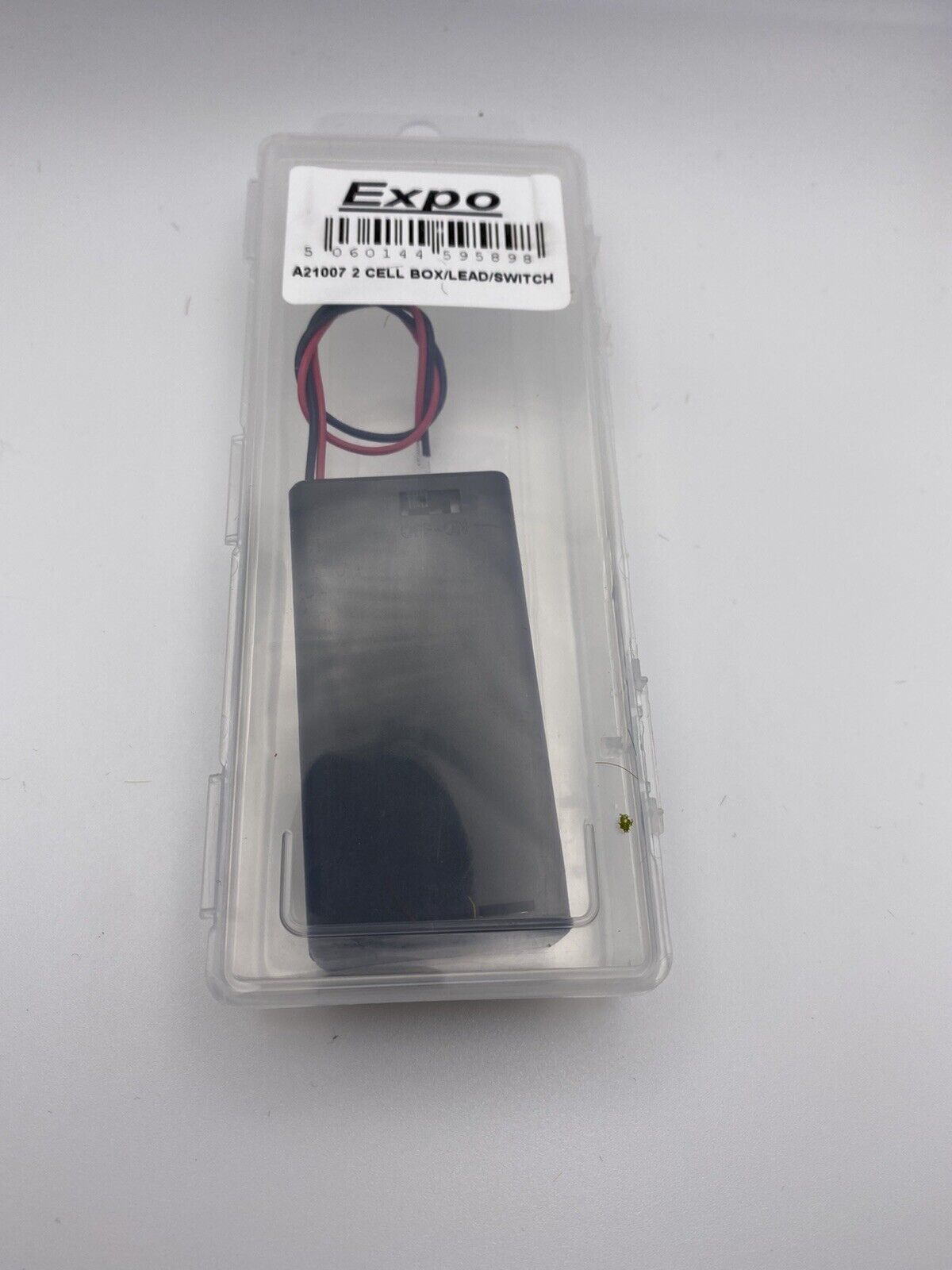 EXPO: 2 Cell Battery Box with Wired in Fly Lead and ON/OFF Switch 21007