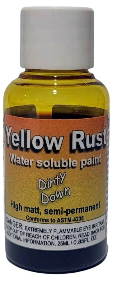 Yellow Rust Effect Paint 25ml